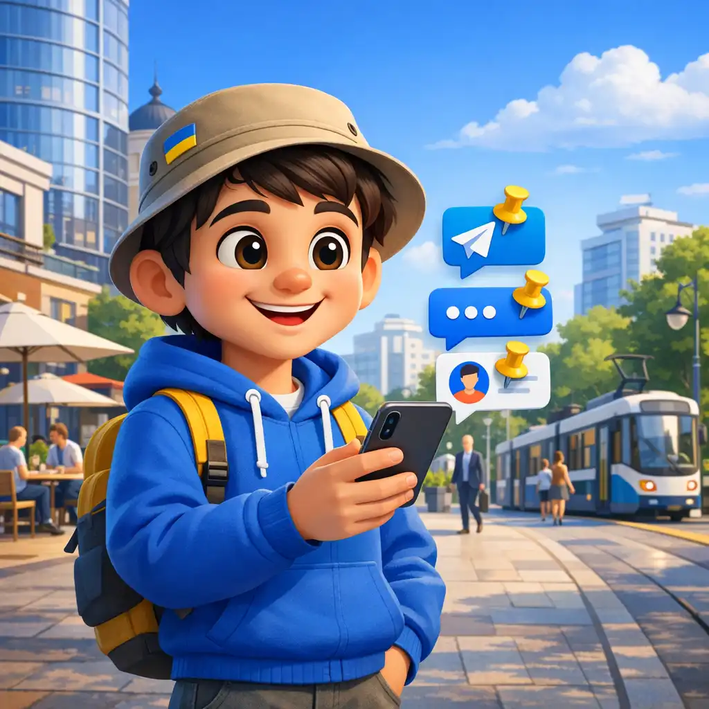 Закріплення листувань і діалогів у Telegram